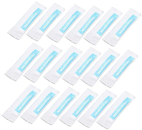 ARTSEWPLY Sale Per Lavaggio Nasale 2,7g x 40 Bustine Soluzione Salina Fisiologica Per Pulizia Nasale Di Adulti e Ragazzo Ragazza Confezione Singola Quotidiana