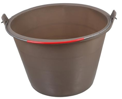 SHINEOFI Seau Plastique pour Chantier De Construction Seau à Béton Vide avec Poignée Plastique Portable Vide pour Usage Domestique Et Professionnel