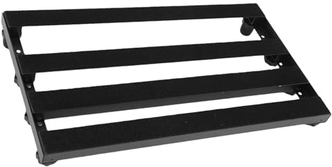 Yechiry Aluminiumlegeringsgitarrpedalbräda, Lätt Effekt Pedalboard med Icke -slip Silikondyna och Bärväska för Bandkonsertprestanda, Konsert, Musikparti