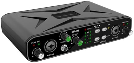 Cryfokt Tarjeta de Sonido USB Externa, Resolución de Sonido de 130 DB, 32 bits, 384 KHz, Adaptador de Audio con Interfaz Tipo C, Consola Mezcladora Plug and Play