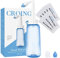 CROING 𝙎𝙞𝙣𝙪𝙨 𝙍𝙞𝙣𝙨𝙚 - 80 x Sinus Rinse Mix + 1x Nasal Wash Bottle (300ml), Nasal Rinse Sachets Kit, Neti Pot Salt, Nasal Irrigation,Nasal Douche,Sinus Relief,Neti-Pot