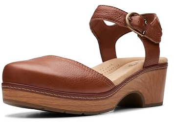 Clarks Collection Women's Paizlee Bay, Tan Leather, 8 Medium US