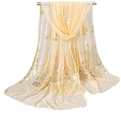 MAIRY Kopftuch Damen Sommer Chiffon Stola Schal für Kleider in verschiedenen Farben perfekt zu jedem Brautkleid Abendkleid Hochzeit Abend Gala DE1600070