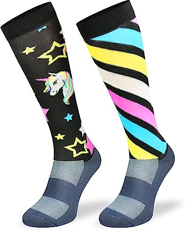 SKIETY Reitbekleidung Damen & Herren - Kniestrümpfe für Damen & Herren - Reitsocken Reitsport Damen & Herren - Reitsocke Mädchen
