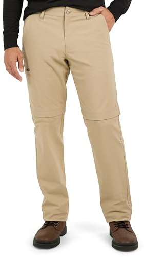 Weatherproof Vintage Men's Convertible Zip-Off Pants – Converts to Shorts | Water Resistant, Quick Dry, Cargo Travel Pants