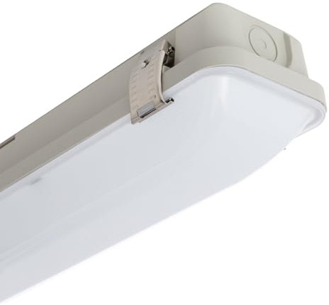 LEDKIA LIGHTING - Pantalla Estanca LED 120cm | 40W Alto Lumen 150lm/W | IP65 | No Flicker 4000K | Ideal para Interiores y Exteriores, Blanco Neutro