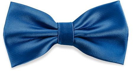 Massi Morino Fliege Herren Royalblau vorgebunden und verstellbar - Royalblaue Anzug Herrenfliege | Bow Tie mit großer Farbauswahl