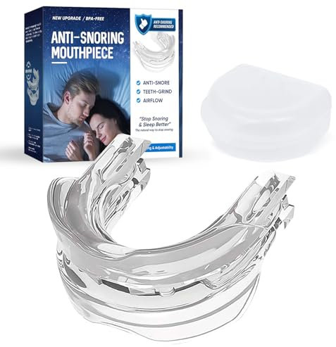 nikura Schnarchstopper, Effektiver Anti-Schnarch-Gerät, Waschbar & Wiederverwendbar Schnarchschiene, Befreien Sie sich von den Störungen durch Schnarchen