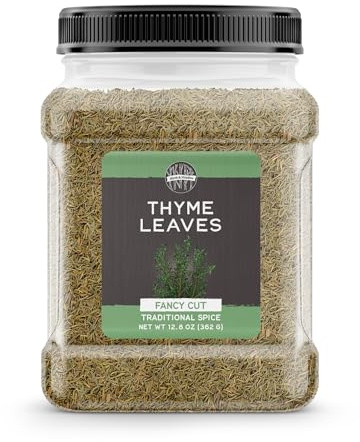 Birch & Meadow 12.8 oz of Thyme Leaves, Soups & Pastas, Traditional Seasoning
