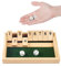 A aBlumen Shut The Box Spiel 9er -Klassisches Würfelspiel aus Holz Klappbrett Mathematik Lernspielzeug Heimtischspiel,2-Spieler