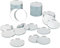 SSyang 200 Pezzi Mini Dimensioni Specchio Rotondo Adesivo Piccolo Specchio di Acrilica Piastrelle Mosaico Decorativo Specchio per Progetti di Arti E Mestieri, Incorniciatura, Arredamento Casa (2cm)