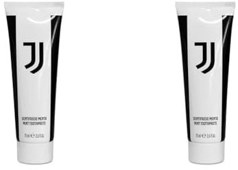 Naturaverde | Kids - Football Team - Dentifricio alla Menta per Bambini, Juventus, Dentifricio Bambini con Formula Delicata, Dentifricio per Tifosi Juventini, 75ml (Confezione da 2)