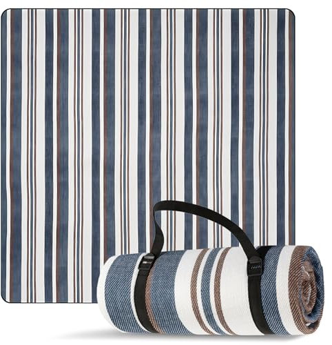 Kyzuzia 200x200 Couverture Pique Nique,Nappe Pique Nique,Tapis Pique Nique Pliable,pour Jardin,Nappe, BBQ, randonnée, Voyage Couverture de Camping