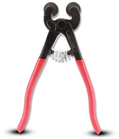 Glass Mosaic Cutter, 20cm/7.9in Ceramic Tile Wheeled Cutter Pliers Tool with Soft Grip Handle Ceramic Breaking Plier for Cutting Glass DIY Crafts