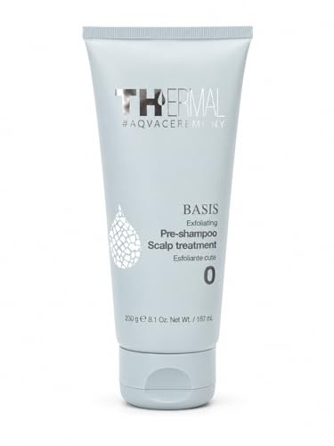 EMSIBETH THERMAL BASIS Gommage Pre-Shampoo 250 ml – Scrub Esfoliante Termale per Cuoio Capelluto con Acqua Termale – Purifica, Detossina e Rimineralizza – Prepara la Cute ai Trattamenti