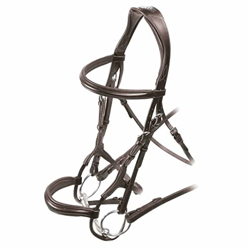 Shires Velociti Bridon ergonomique pour cavités Havana