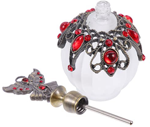 FOMIYES Parfümflasche Flasche Mit Ätherischen Ölen Mini-parfümflaschen Leer Separater Duftflakon Sprühflasche Mittlerer Duftflakon Orientalische Flasche Mitte Pfau Reisen Glas Kristall