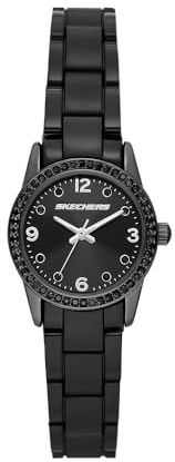 Skechers Montre pour femme Palisades mouvement quartz/3 aiguilles boîtier 26mm avec bracelet en polyuréthane SR6278