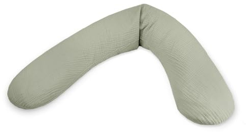 Theraline Original Stillkissen inkl. Bezug Dinkelfüllung Salbei, Musselin | 513020002