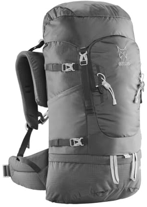 Mochila de travesia con espalda ventilada de 50 L. C: GRIS T: U