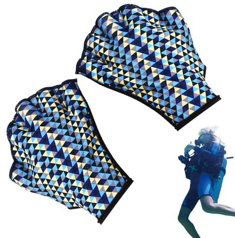 Uhngw Schwimmhandschuhe,Schwimmhandschuhe für Herren - Schwimmhandschuhe mit Schwimmhäuten - Schwimmhandschuhe mit Schwimmhäuten für Männer, Frauen, Erwachsene, Kinder, Wassersport, Wassertraining