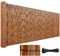 Outdoor Privacy Fence Natural Porch Screening Rolls 50 60 70 80 90 100 110 120 130 140 150 160 170cm High Bamboo Wind Screen Block The Line of Sight Divider Decorative for Patio Garden(Carbonization)