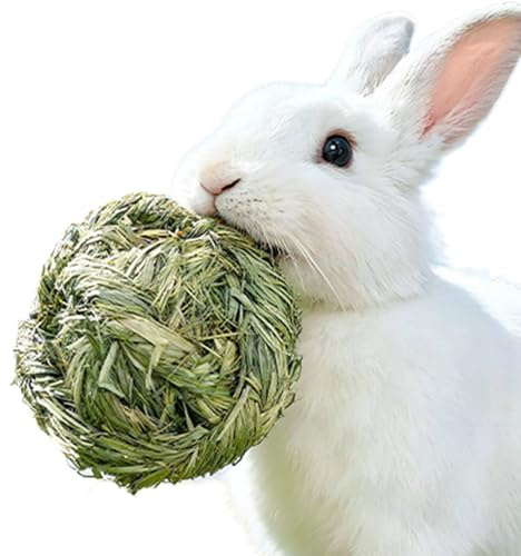 Giocattoli Masticare Coniglietto, Palline Fieno Masticare Coniglio, Palla Rotolante, Giocattolo Commestibile Naturale Per Criceti, Cincillà, Giocano Alla Noia, Digrignare I Denti, Mordere