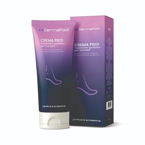 Crema Piedi Secchi e Screpolati, Crema Talloni Screpolati ad Azione Emolliente, con Aloe Vera, Burro di Karité, Jojoba ed Eucalipto, Aiuta a Contrastare i Cattivi Odori, 100 ml
