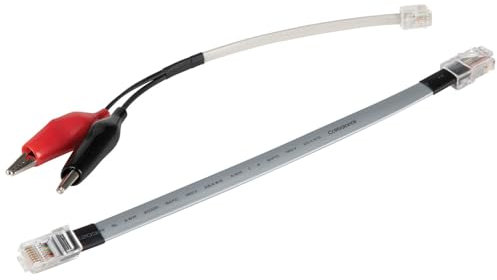 Klein Tools VDV770-855 Replacement Cables for Klein Tools Tone and Probe Wire Tracer Kit Cat. No. VDV500-705, Leads with Alligator Clips and RJ45, RJ11, RJ12