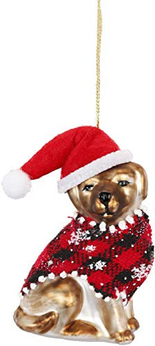 MAGIC Christbaumschmuck Weihnachtskugeln Figuren Tiere Auswahl: Weihnachtshund 9cm