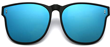 Long Keeper Polarisierte Sonnenbrille Clip für Brillenträger - Sonnenbrille Zum Aufstecken Polarisiert, Sonnenbrillen Aufsatz Brille Damen Herren
