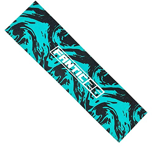 Fantic26 Cinta de agarre de repuesto para patinete de acrobacias I Parque I Niños I Truco I Patear I Patinete I Papel de lija antideslizante 58,5cm I Apto para cubiertas de hasta 58,5cm x 15,5cm