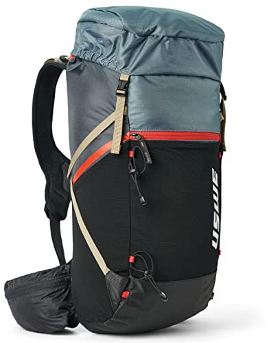 USWE Tracker-Tagesrucksack – leicht, hochwertiger Komfort und Organisation für jedes Outdoor-Abenteuer, Blau, Large-X-Large, 30 Liter