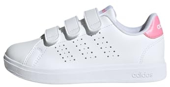 adidas Unisex - Bambini e Ragazzi Advantage Base 2.0 Children Shoes, Cloud White/Bliss Pink/Core Black, 34 EU