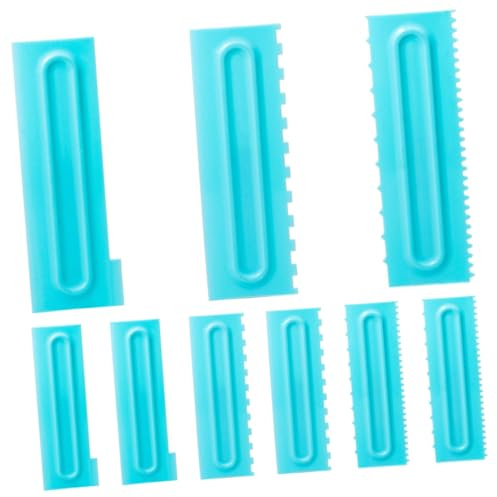 Raspadores de Pastel Suaves 9 Piezas Pp para Alisar Fondant y Decorar