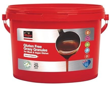 Major Intl. Instant Gluten Free Gravy Granules with VIT D, Meat, 1.88kg