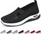 Zapatillas Ortopédicas Mujer Ligeros Transpirables Malla Zapatillas de Deporte Verano Antideslizantes sin Cordones Caminar Zapatos Comodos Plataforma Zapatos para Mujer