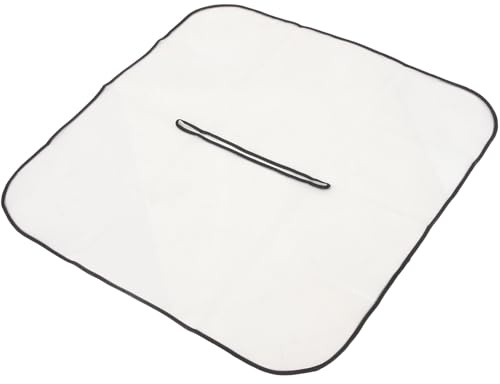 QUMIIRITY Funda para Bolso de Mano Transparente Borde Esmerilado Eva, Protección contra Lluvia y Nieve, Tamaño Rectangular, Ligera y Compacta para Viaje y Uso al Aire Libre