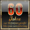 3 St. Aufkleber Original RAHMENLOS® Design: Selbstklebendes Flaschen-Etikett zum 60. Geburtstag: 60 Jahre zur Perfektion gereift!