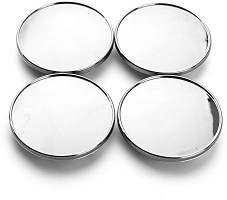 RhinoTuning 4 Stück Radnabenkappen für Nabendeckel OD 69,5mm ID 50,3mm, Chrom Radnabenabdeckung Geeignet für 2000-2011 Focus Ford Rad, 2M51-1000-AA 2M5Z-1130-AB Felgendeckel
