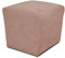 DOMO. collection Polsterhocker Bob, Sitzhocker, Sitzwürfel, Fußhocker, 46 x 46 x 43 cm (BxTxH), Webstoff in rosa