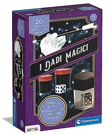Clementoni - 16793 - Dadi Magici - Giochi di Magia Bambini 6 Anni, Trucchi di Magia, Gioco da Tavolo, Trucchi Magici, Giochi di Prestigio, Made in Italy