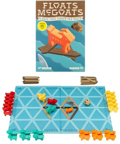 Floats McGoats | Strategy Board Game | Family-Friendly | 2-4 Players, Ages 10+, 15-30 Minutes