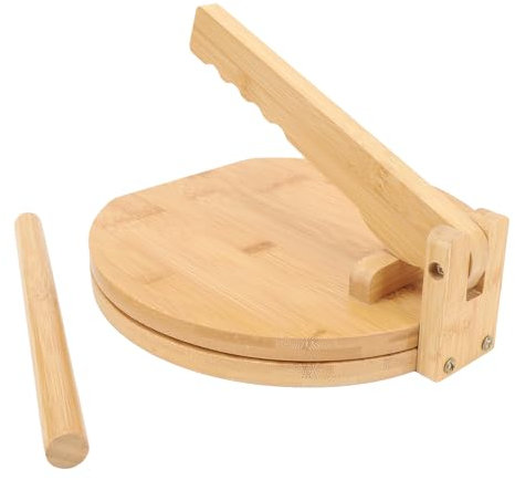 Tortilla Press Dumpling Chapati Maker Manuale Tortilla Maker Pressa per Tortilla di Mais Rotonda con 50 Carta Pergamena per Tortilla Messicana Fatta in Casa