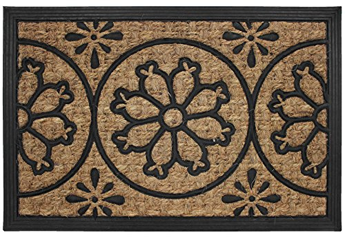 Douceur d'Intérieur, Zerbino Rettangolare (40 x 60 cm) Lenaic, Coco Finitura Gomma