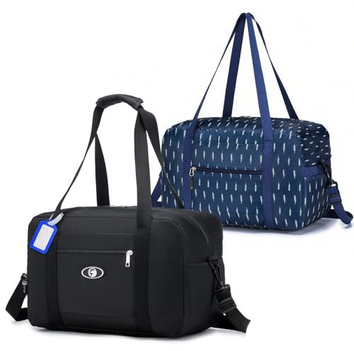 SPAHER 2X Bagaglio a Mano 40x20x25 Ryanair Borsone da Viaggio Impermeabile 20L Borsa da Cabina per Aereo Palestra Weekend Ospedale Donna Uomo Cabin Bag con Tracolla Rimovibile