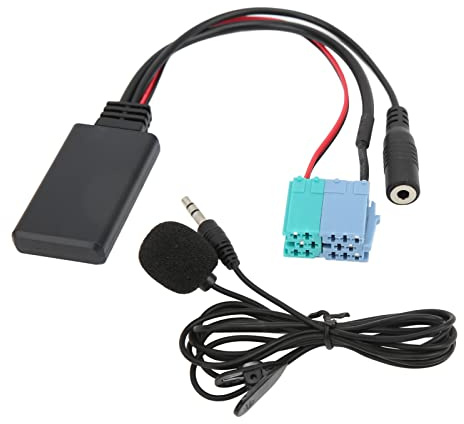 Modulo Bluetooth AUX, Modulo Bluetooth per Auto Cavo Audio Aux Microfono Porta Mini ISO per Porta Stereo 8PIN 6PIN, bluebooth per Le Auto,Kit Bluetooth per auto