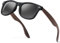Glapeame Sonnenbrille-Herren-Holzbein-Polarisierte-Walnuss-Sonnenbrillen-Damen-Sunglasses-Men-Sonnen brille-Women-UV400 Schutz-Retro-Schwarze Sonnenbrille-für Angeln-Camping,6