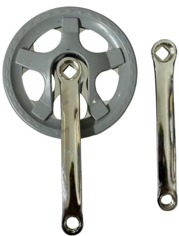 Amagogo Juego de bielas para Bicicleta de 165 mm, Repuesto de Alta Resistencia para Bicicletas Plegables, Juego de Brazo de para Bicicleta de fácil