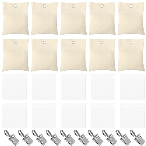 10 pesi in tela per tende da esterni, pesi per tovaglie con 10 clip, 10 sacchetti in polietilene, borsa per il peso portatile, chiusura autoadesiva, borsa per il peso per il giardino, gazebo, terrazza